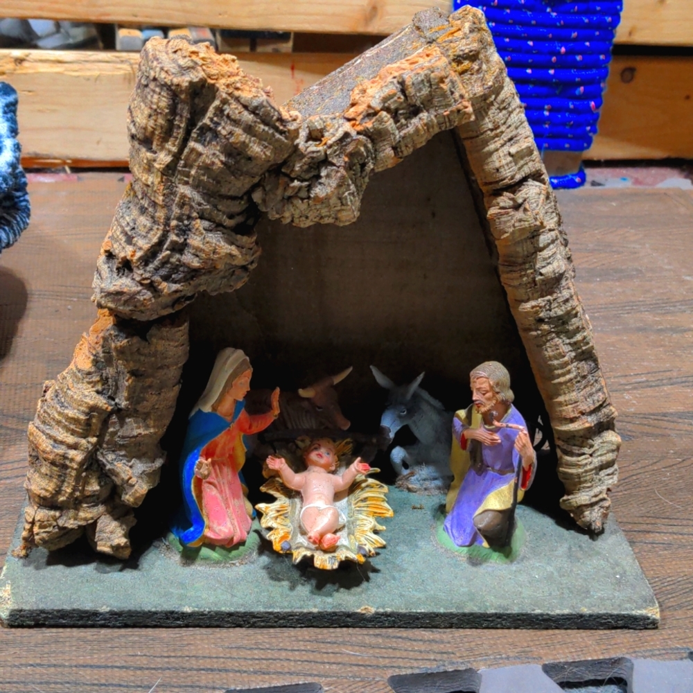 Vintage Nativity Scene made in Italy